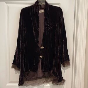 Bodil size large crushed velvet jacket MAKE REASONABLE OFFER!